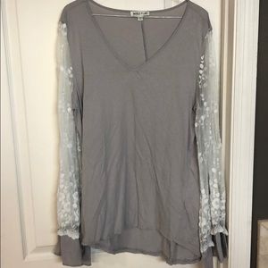 Lace Bell Sleeve Tee